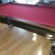 Like New Red Felt Brunswick Pool Table