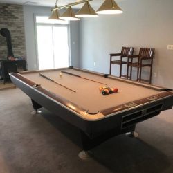 S0l0® 8ft Brunswick Gold Crown Pool table Installation and delivery included